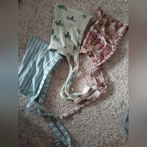 Kate Quinn Kids Bonnet Set - Green, Red, Blue